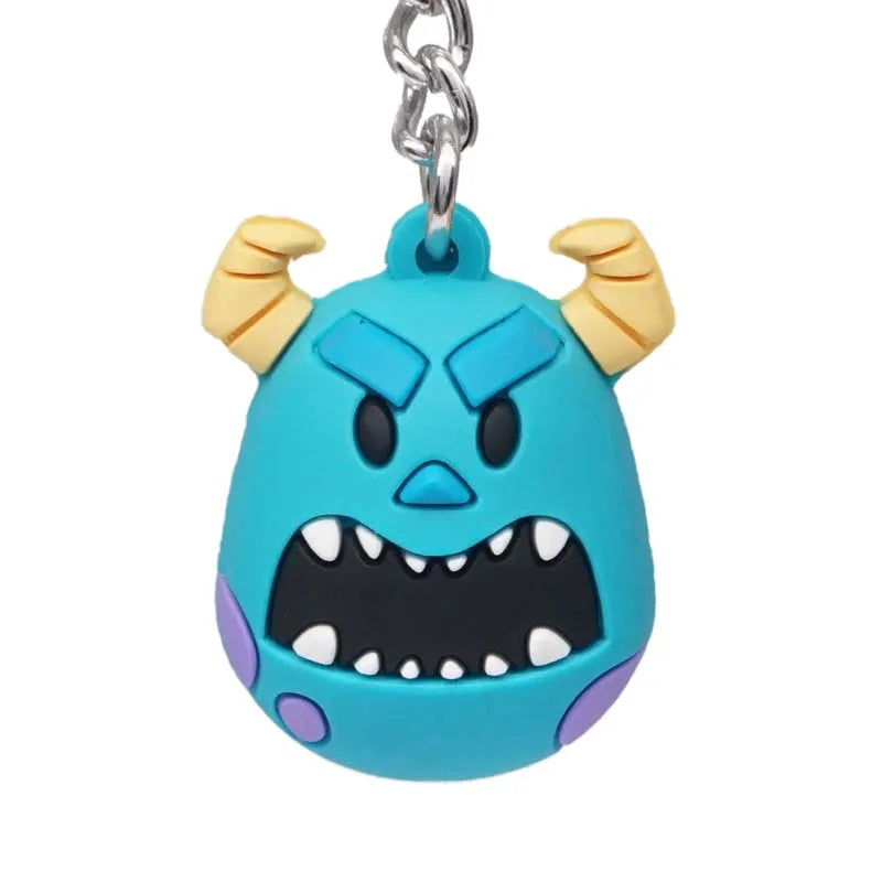 monsters inc sulley Disney Monsters Inc Sulley Emoji Icon Ball Keyring