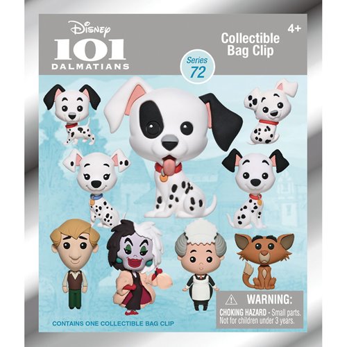 Disney 101 Dalmatians Series 72 3D Foam Bag Clip – Grotto Treasures
