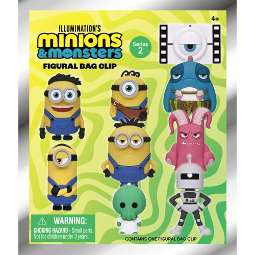 Illuminations Minions & Monsters Series 2 3D Foam Bag Clip