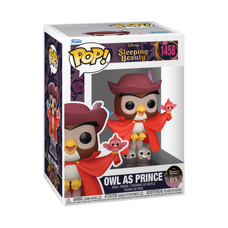 Funko Disney Sleeping Beauty 65th Anniversary Owl as Prince Pop! Vinyl Figure