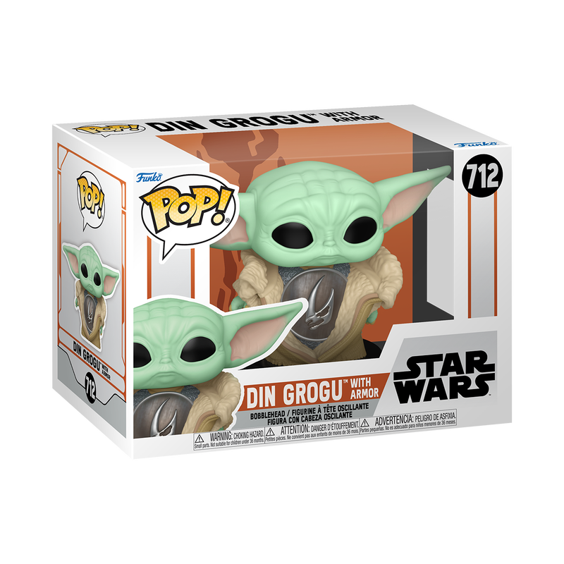Funko Star Wars Din Grogu W/Armor Pop! Vinyl Figure – Grotto Treasures