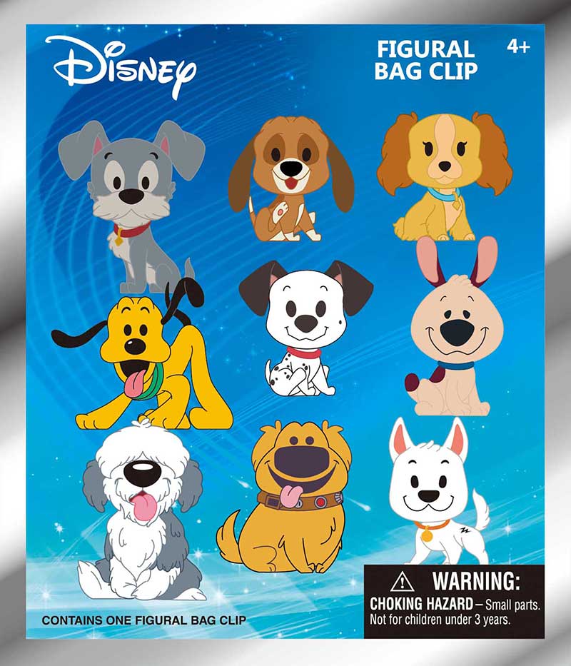 Disney Dogs Series 62 3D Foam Bag Clip – Grotto Treasures