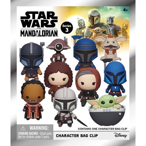 Star Wars The Mandalorian Series 3 3D Foam Bag Clip – Grotto Treasures
