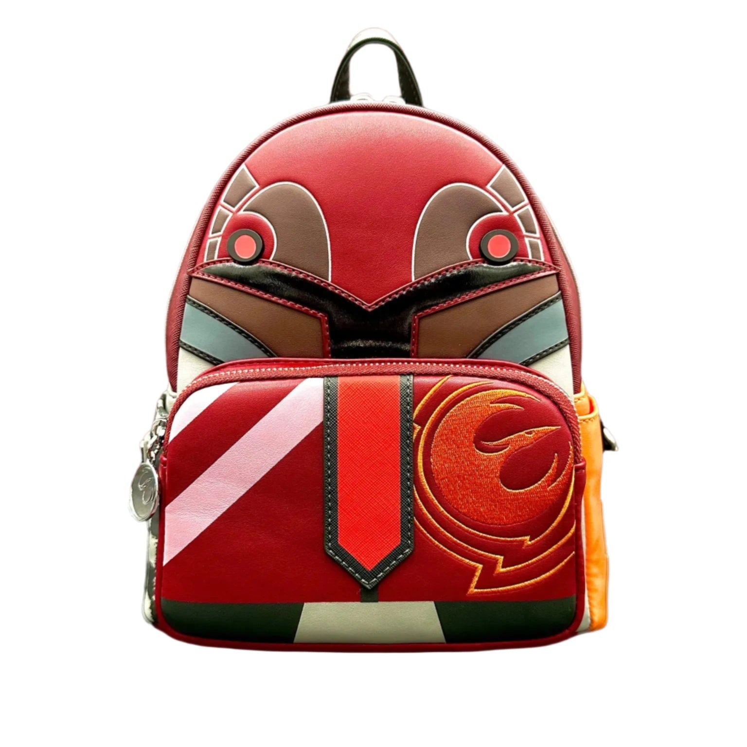 Loungefly Star Wars Rebel Pilot Backpack - Red, Black, Cream Star Wars Rebel Pilot Trekker Backpack | Heroes & Villains main image 4