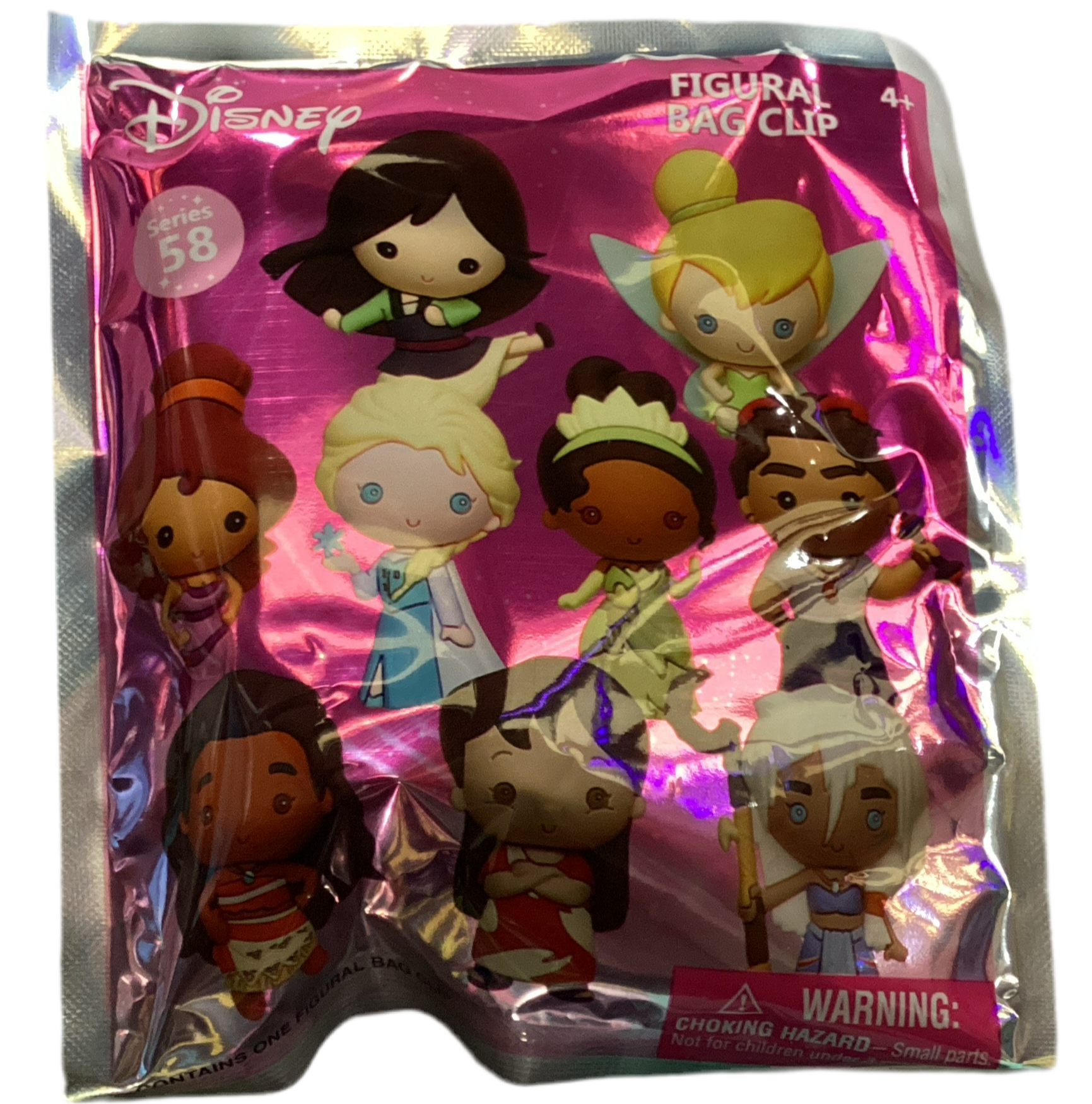 Disney Girl Power Series 58 3D Foam Bag Clip – Grotto Treasures