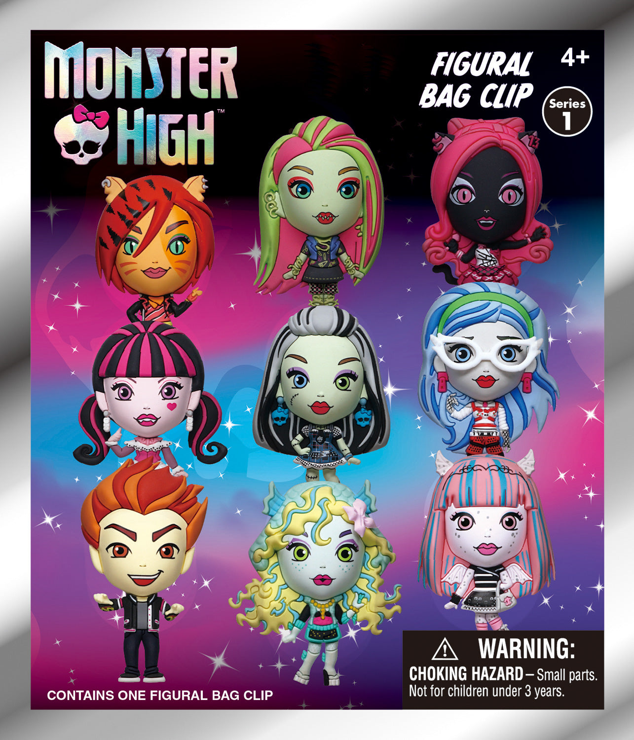 Monster High Series 1 3D Foam Bag Clip – Grotto Treasures