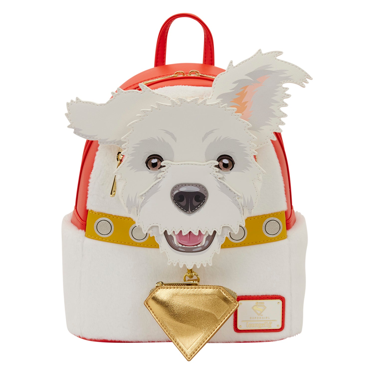 dc mini backpack Loungefly DC Studios Super Girl Krypto Mini Backpack – Grotto Treasures