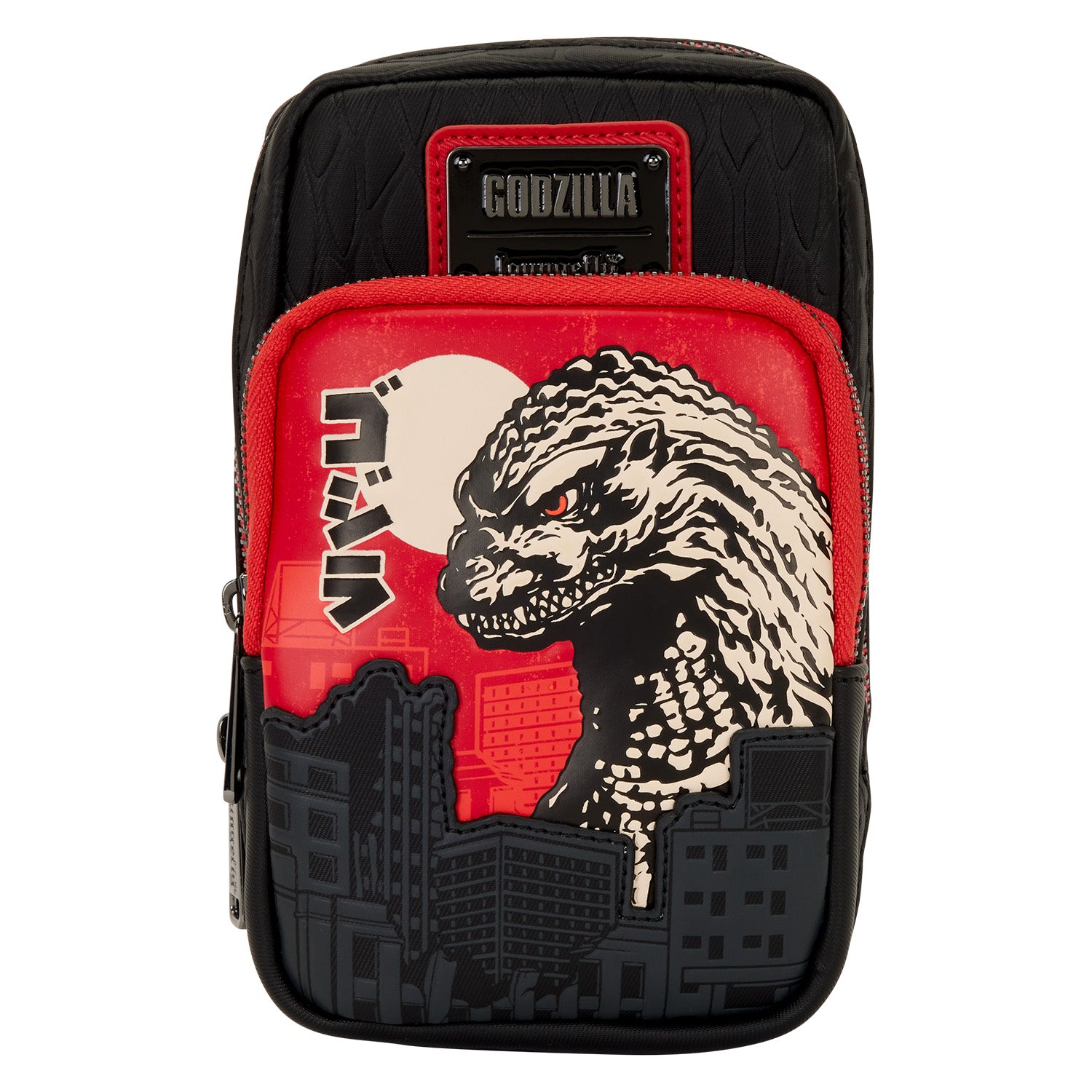 Loungefly Toho Godzilla Cellphone Crossbody Bag with Coin Bag