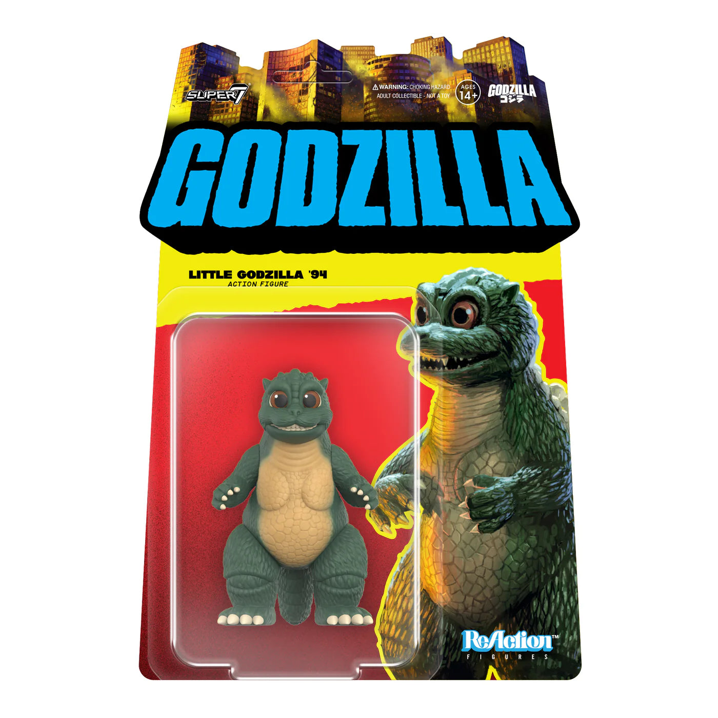 Super 7 Godzilla ReAction Figure Wave 11 Little Godzilla – Grotto