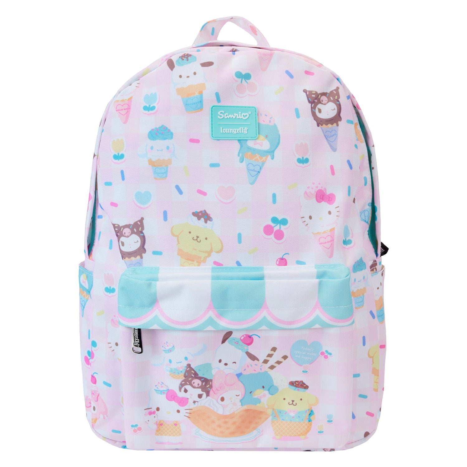 Loungefly Sanrio Hello Kitty & 2024 Friends Hot Air Balloon Backpack, Wallet & clip