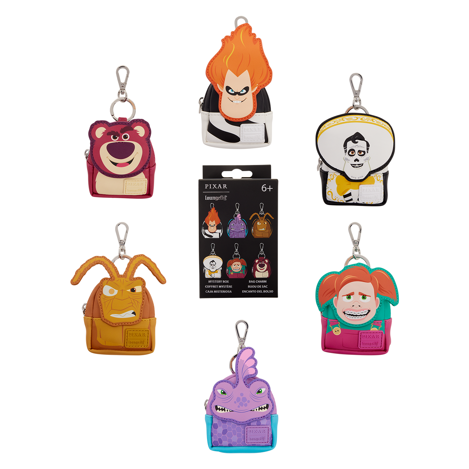 Loungefly Disney Pixar Rivals Mystery Mini Backpack Keychain Charm