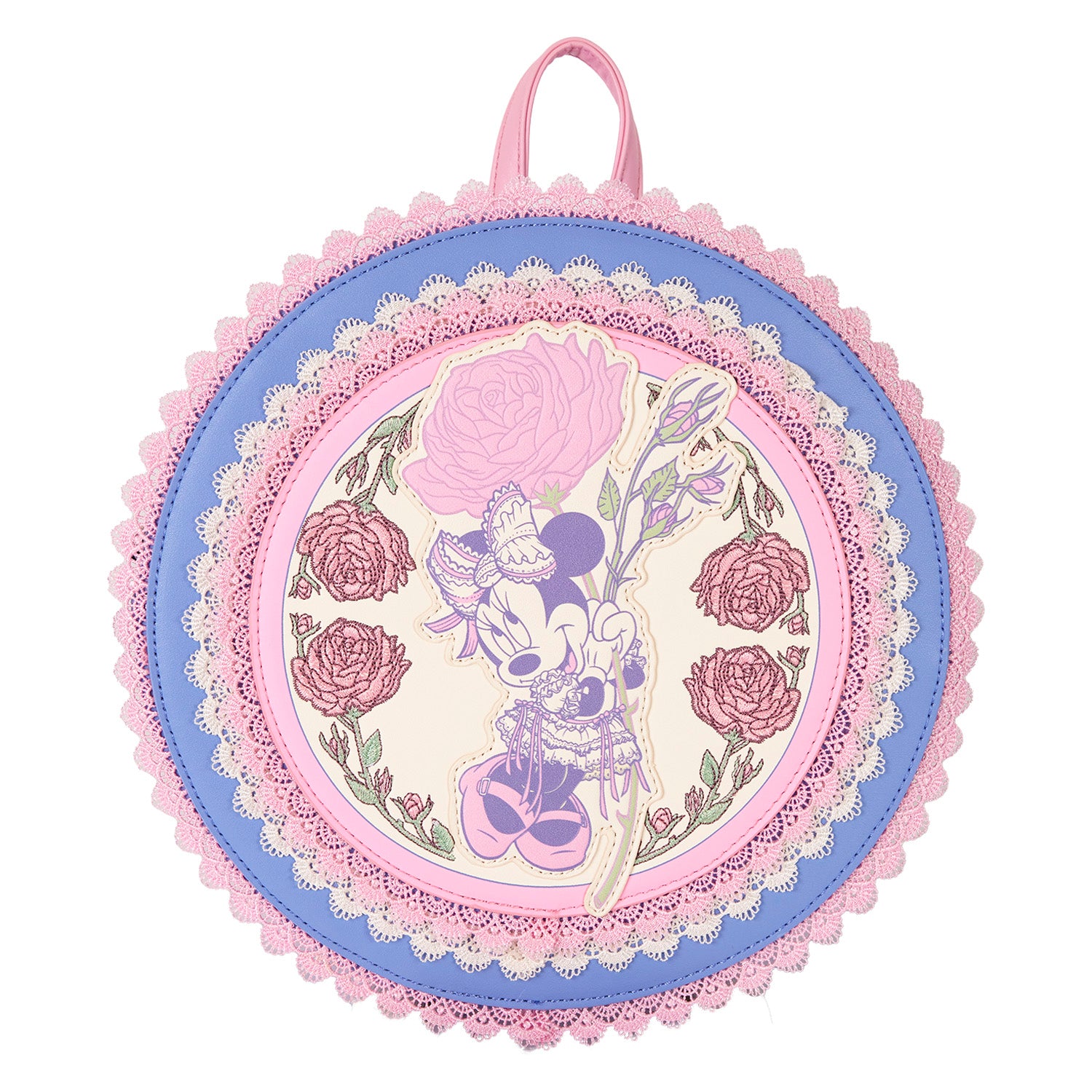 Loungefly Disney Minnie Mouse Floral Mini Backpack Loungefly x Disney Mickey and Minnie Mouse Floral Backpack  main image 3