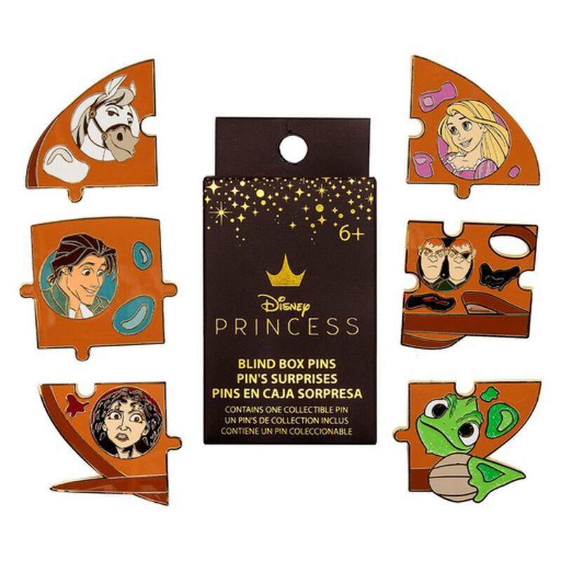 Loungefly Disney Tangled Paints Puzzle Mystery Box Pin – Grotto