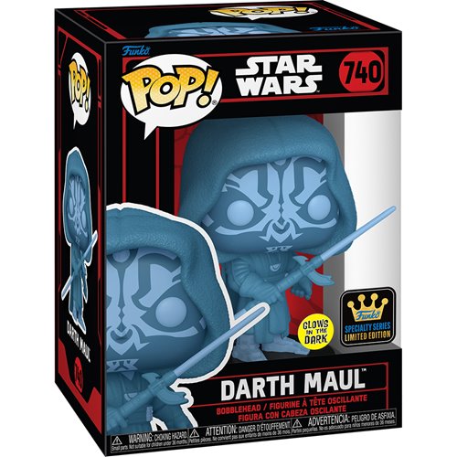 Funko Star Wars Darth Maul Hologram Glow in the Dark Pop! Vinyl