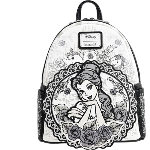 Loungefly Disney Princess Backpack - Black and Cream 80830.jpg main image 3