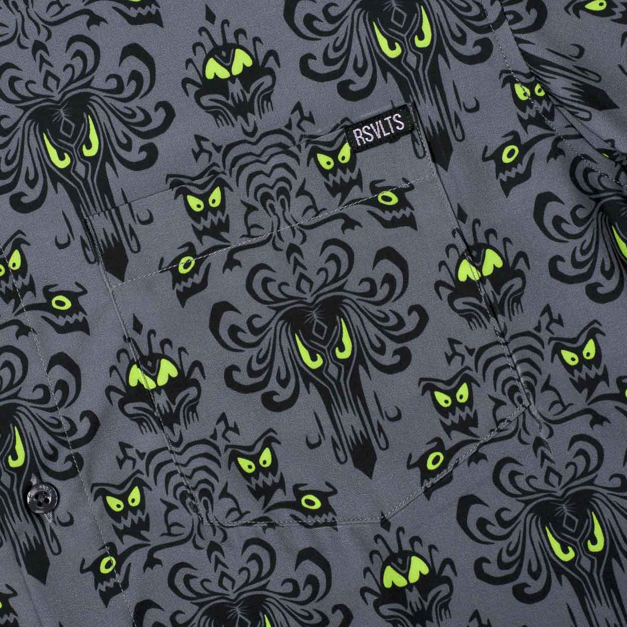 RSVLTS Disney Haunted Mansion "Wall Creeps" - KUNUFLEX Short Sleeve Shirt