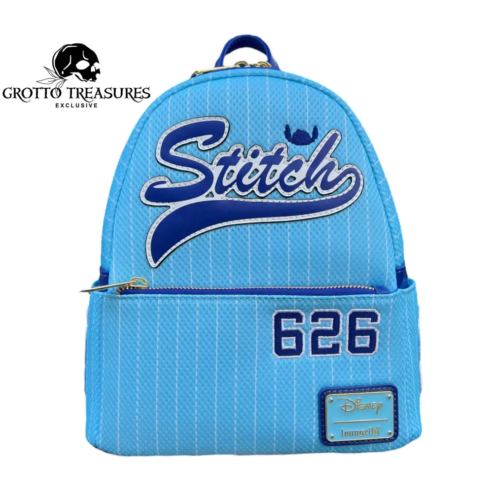 disney backpacks mini lilo and stitch Disney's -- Angel, Stitch and Scrump WondaPop 11" Vegan Leather Fashion Backpack Front Pocket Measures Lilo & Stitch Girls Faux