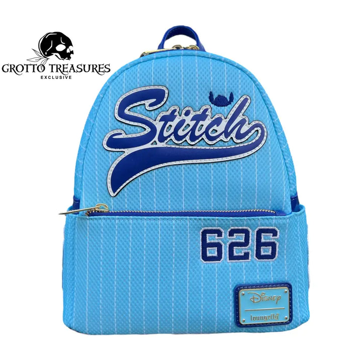 Grotto Treasures Exclusive - Loungefly Disney Lilo & Stitch Team Jersey Cosplay Mini Backpack