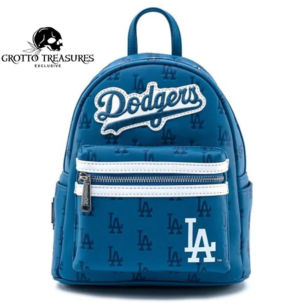 Grotto Treasures Loungefly MLB Los Angeles Dodgers sequin mini deals backpack