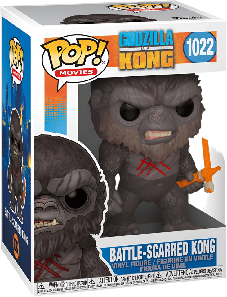 Funko Godzilla Vs. Kong Battle Scarred Pop! Vinyl Figure – Grotto