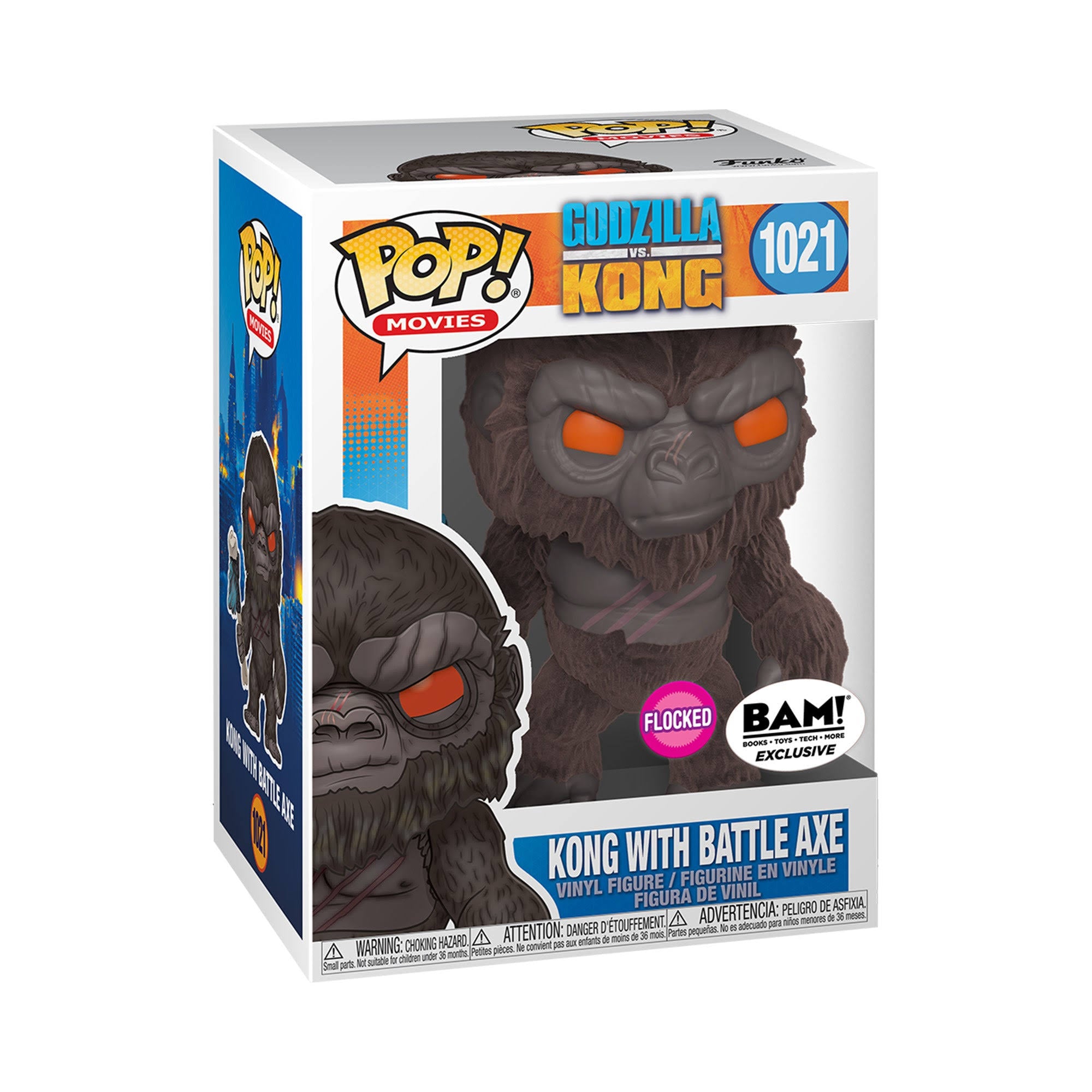 Funko Godzilla vs. Kong with Battle Axe Flocked Pop! Vinyl Figure