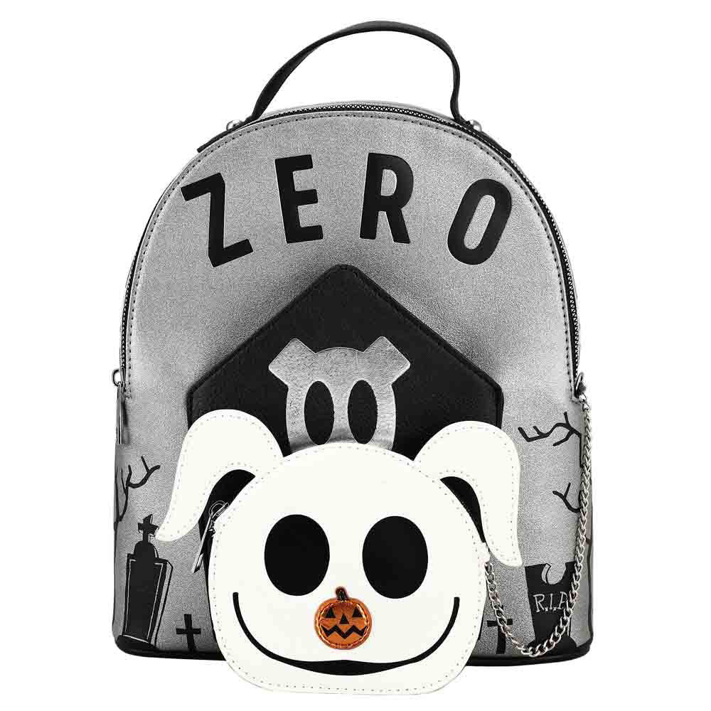The Nightmare Before Christmas Zero Tombstone Mini Backpack with removable pouch The Nightmare Before Christmas Zero Tombstone Mini Backpack  main image 4