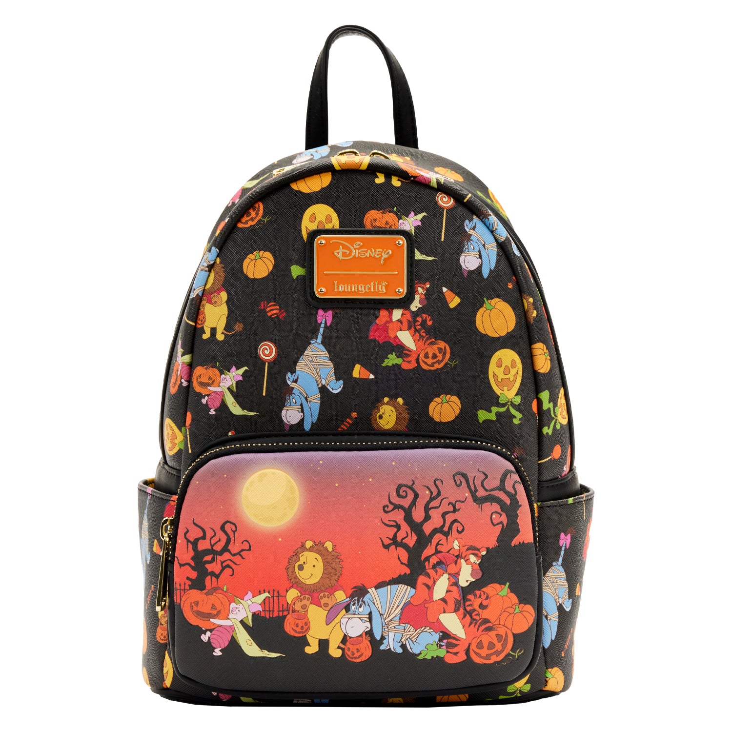 Loungefly Disney 100 Halloween Trick or Treaters Glow-in-the-Dark Mini-Backpack