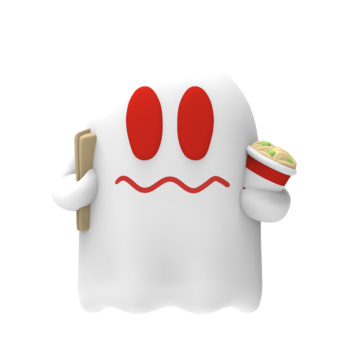 Rokimoto Pac-Man Series 1 Ramen Cup Blind Box Vinyl Figure