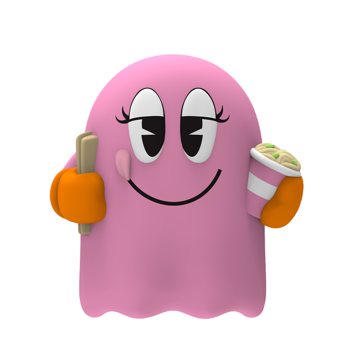 Rokimoto Pac-Man Series 1 Ramen Cup Blind Box Vinyl Figure