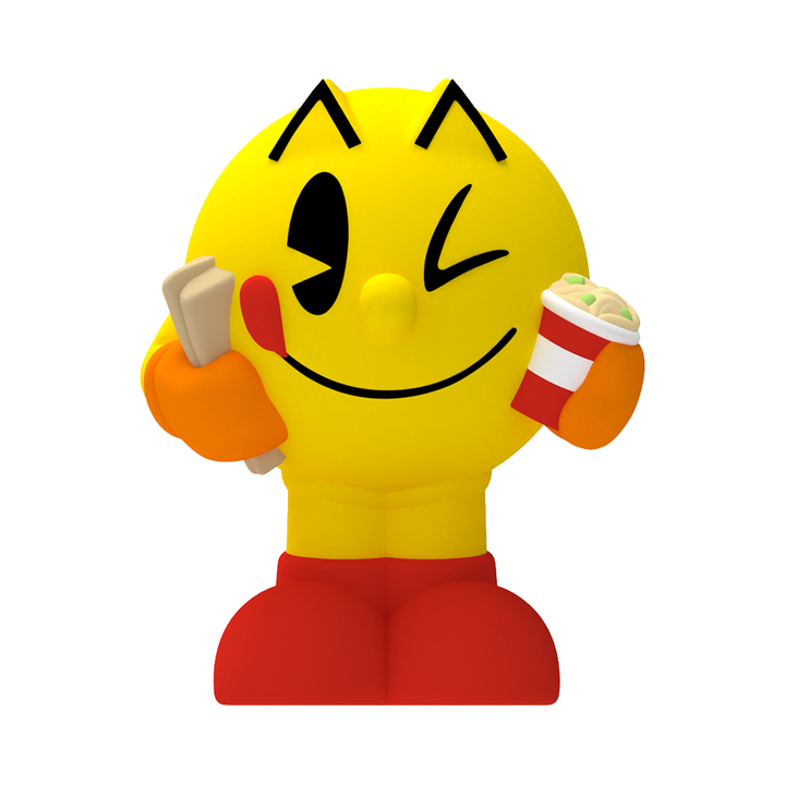 Rokimoto Pac-Man Series 1 Ramen Cup Blind Box Vinyl Figure