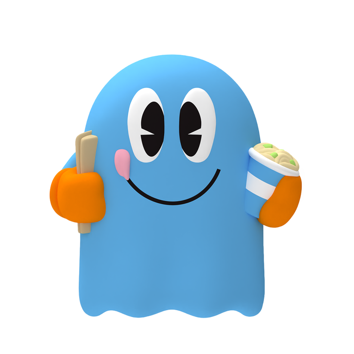 Rokimoto Pac-Man Series 1 Ramen Cup Blind Box Vinyl Figure