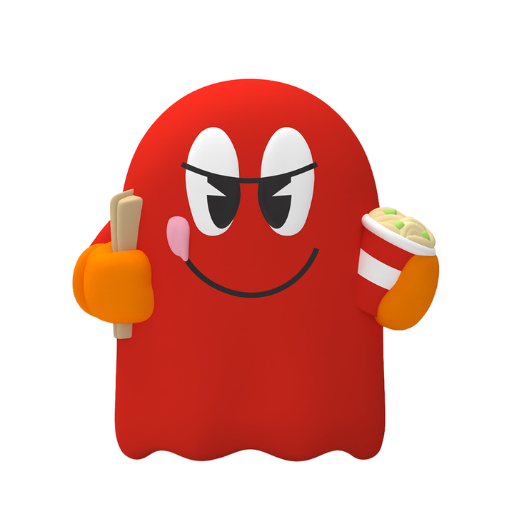 Rokimoto Pac-Man Series 1 Ramen Cup Blind Box Vinyl Figure