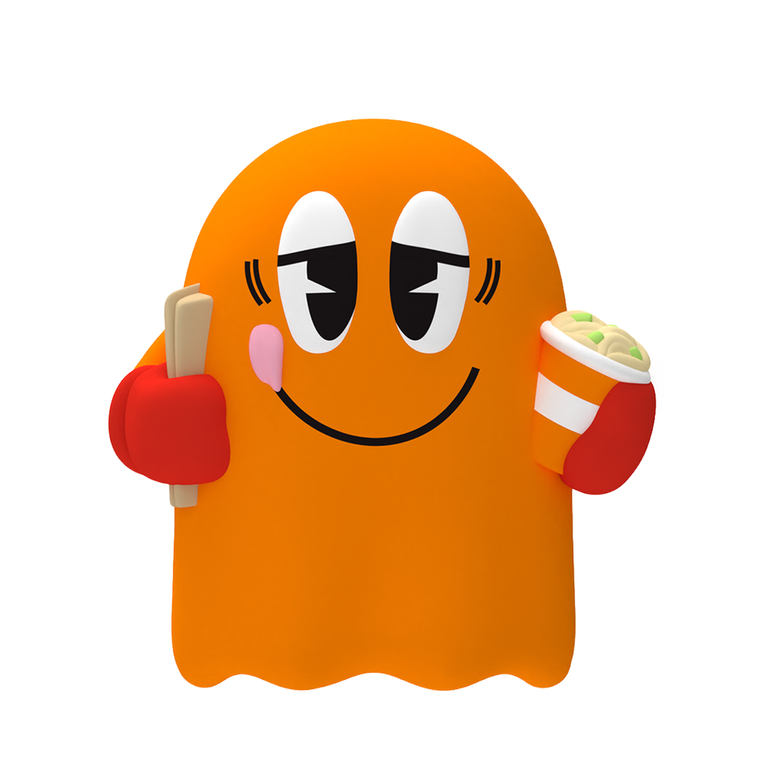 Rokimoto Pac-Man Series 1 Ramen Cup Blind Box Vinyl Figure