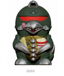 Rokimoto Toho Godzilla Series #2 Ramen Cup Blind Box Vinyl Figure