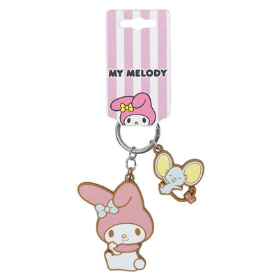 Sanrio My Melody & Flat Keychain