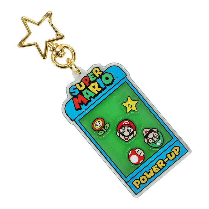 Nintendo Super Mario Power-up Shaker Keychain