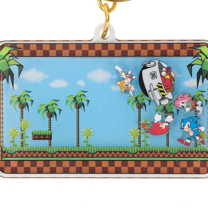 Sega Sonic the Hedgehog Classic Shaker Keychain