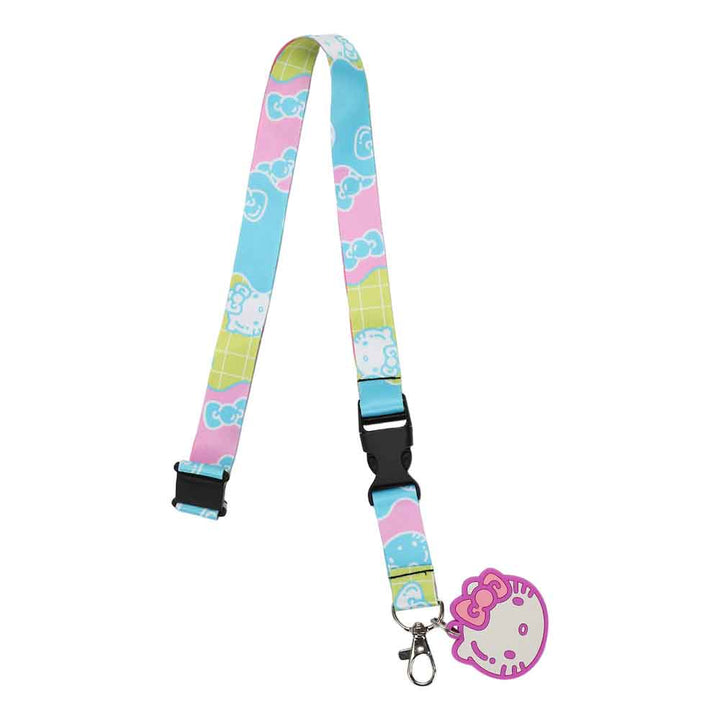 Sanrio Hello Kitty Strawberry Milk Lanyard