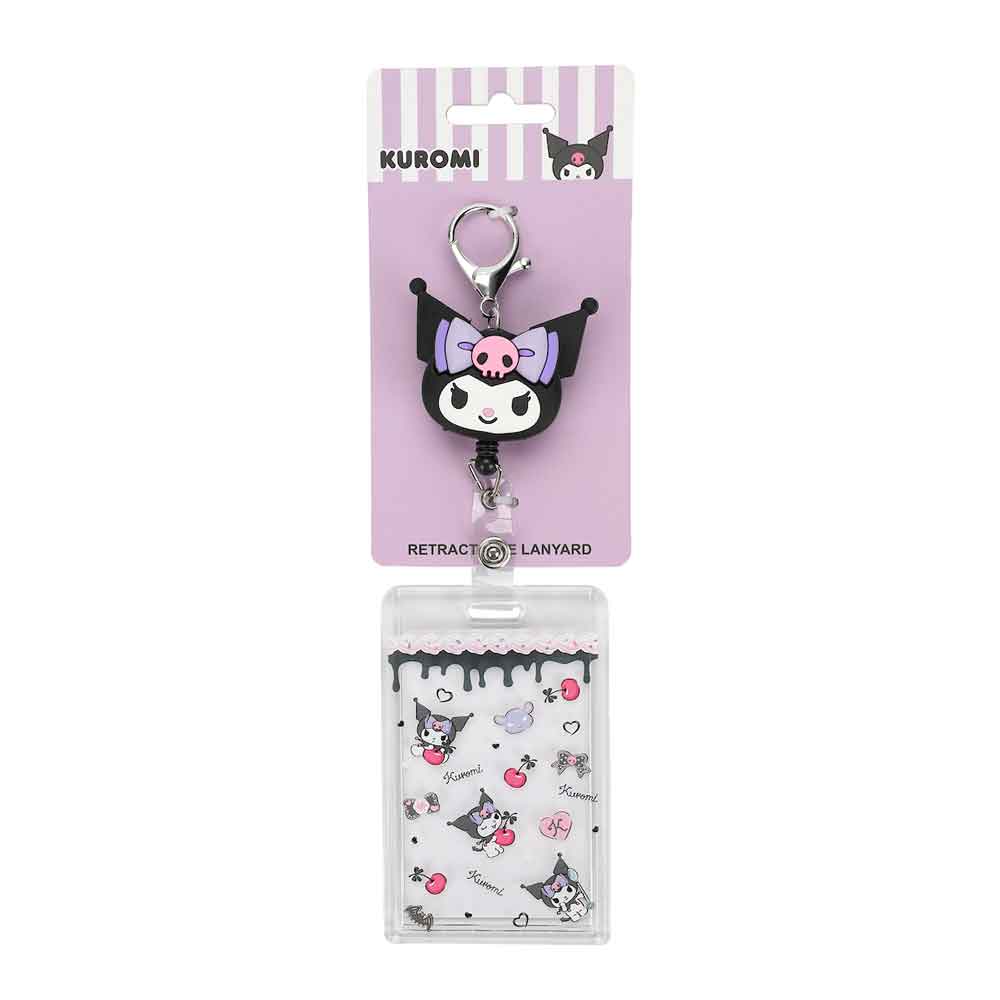 Sanrio Kuromi Retractable Lanyard