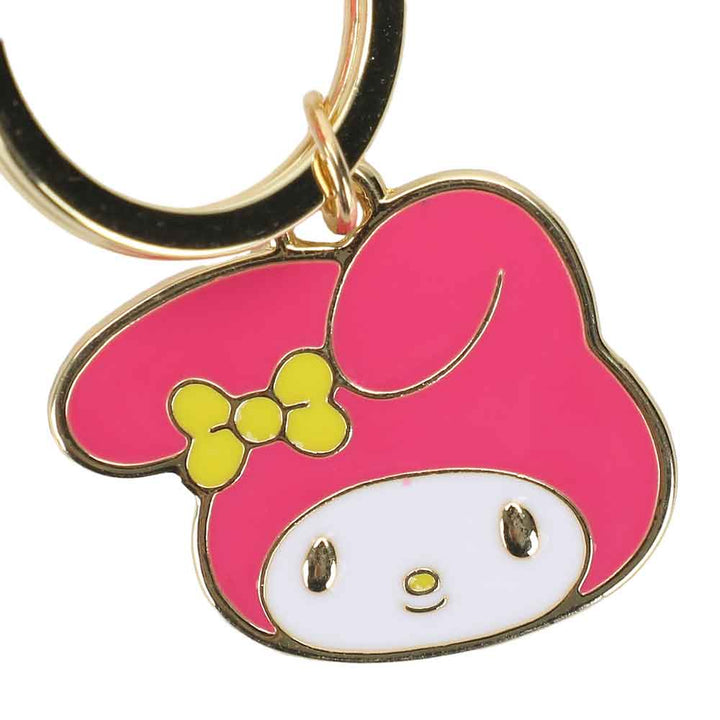 Sanrio My Melody Charm and Pom Keychain