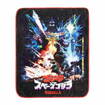 Toho Godzilla Poster Fleece Throw