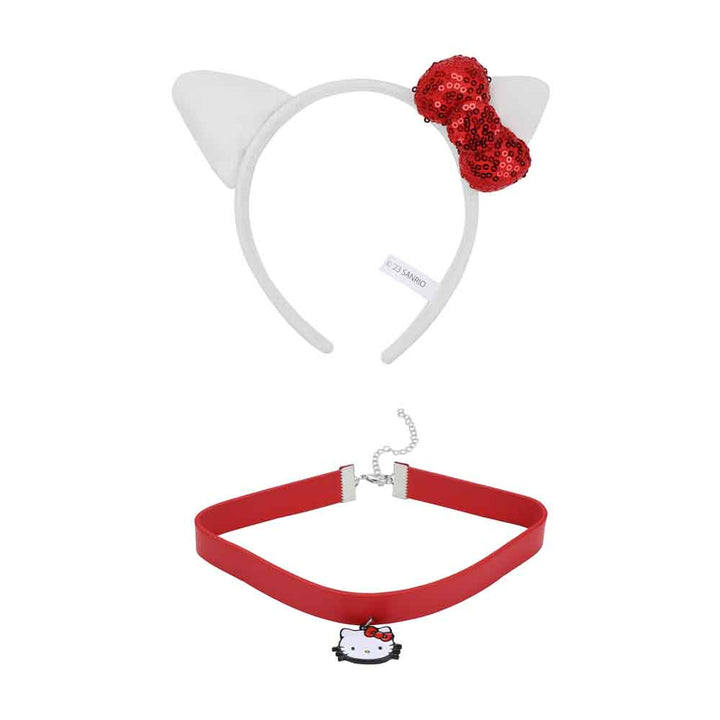 Sanrio Hello Kitty Cosplay Choker & Headband Set