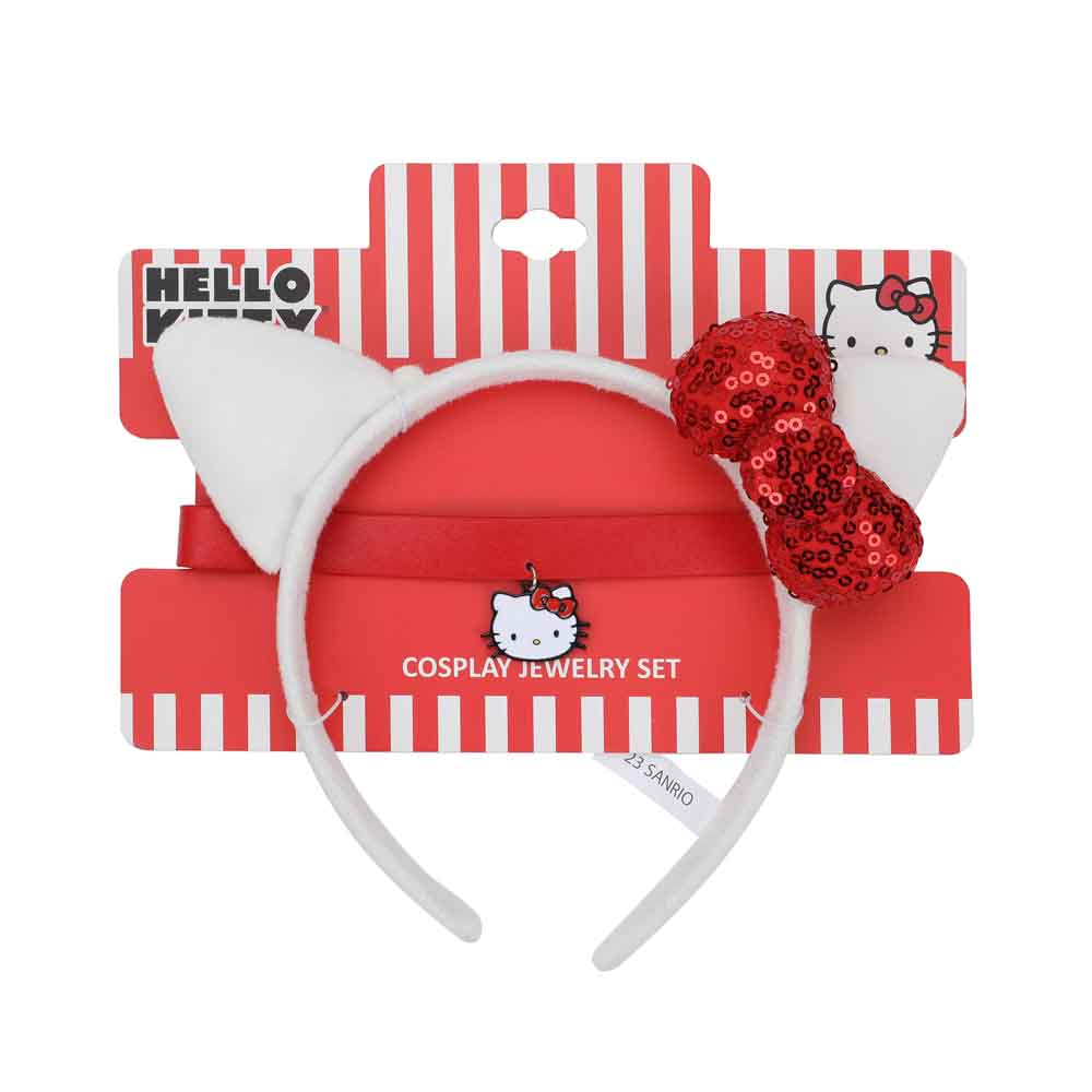 Sanrio Hello Kitty Cosplay Choker & Headband Set