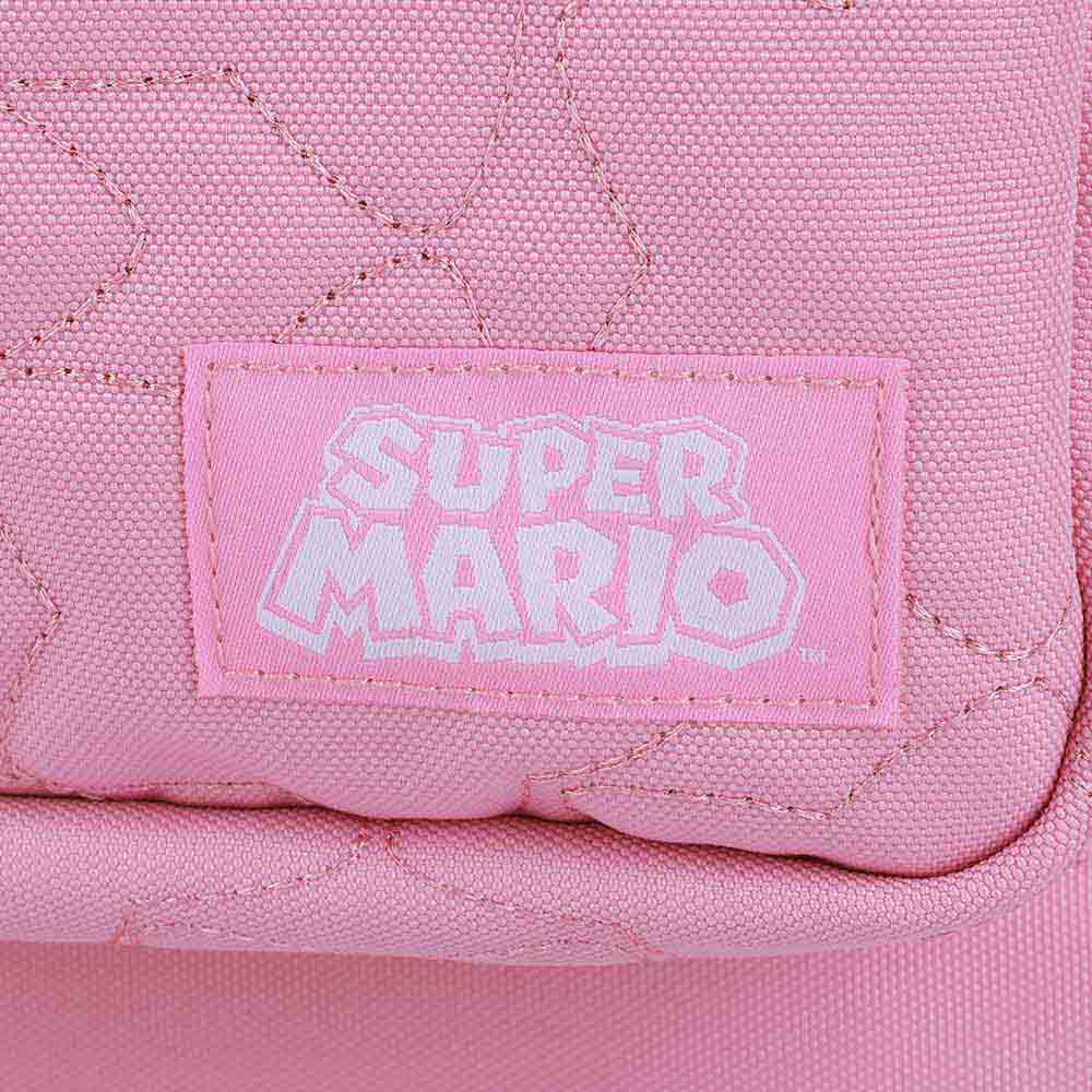 Nintendo Super Mario Princess Peach Quilted Full Size Backpack