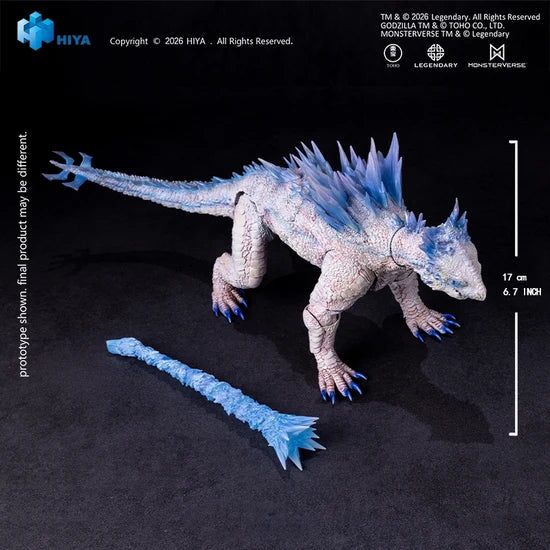 HIYA Exquisite Basic + Series None Scale 6.7 Inch Godzilla x Kong The New Empire Frost Bite Blast Shimo Action Figure