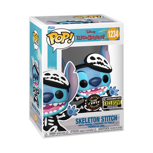 Funko Disney Lilo & Stitch Skeleton Chase Exclusive Pop! Vinyl Figure