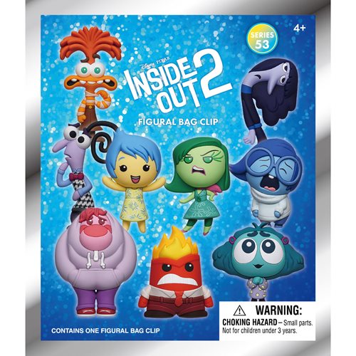 Disney Pixar Inside Out 2 Characters Blind Bag Figural Bag Clip