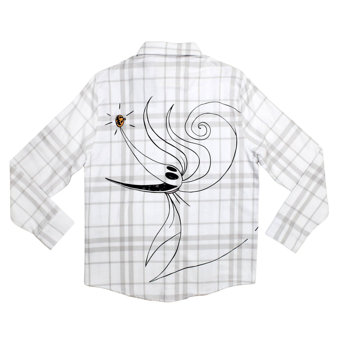 Cakeworthy Disney The Nightmare Before Christmas Zero Glow in the Dark Flannel Shirt