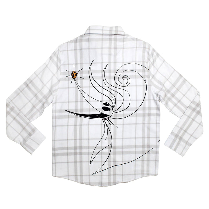 Cakeworthy Disney The Nightmare Before Christmas Zero Glow in the Dark Flannel Shirt
