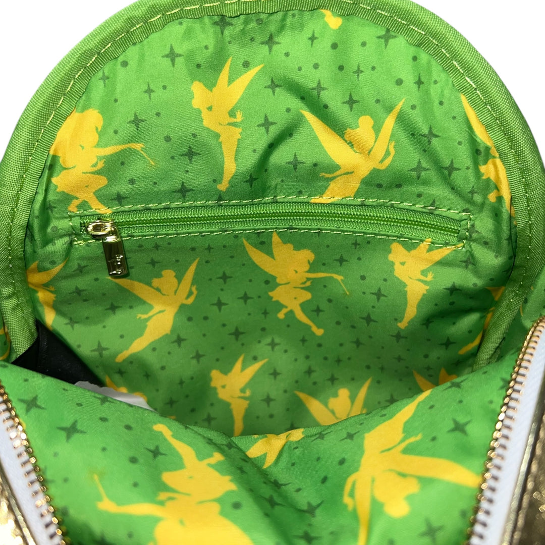 Grotto Treasures Exclusive - Loungefly Disney Team Tinker Bell Jersey Mini Backpack